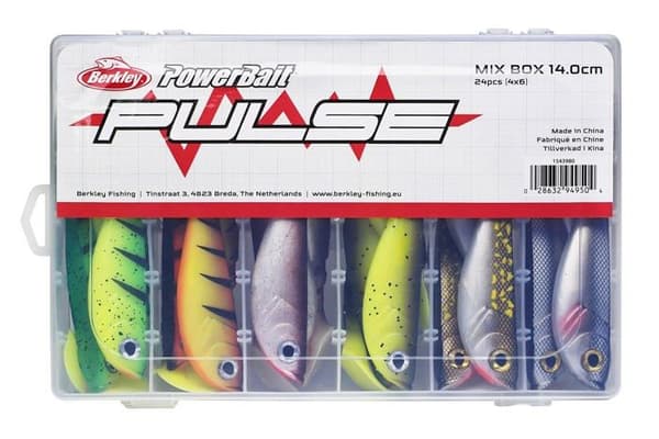 Berkley Pulse Shad Gummifisch-Set - Set aus weichen Paddelschwanz-Kodern päls Hecht, Barsch, Koder päls Zander, Forellenkoder