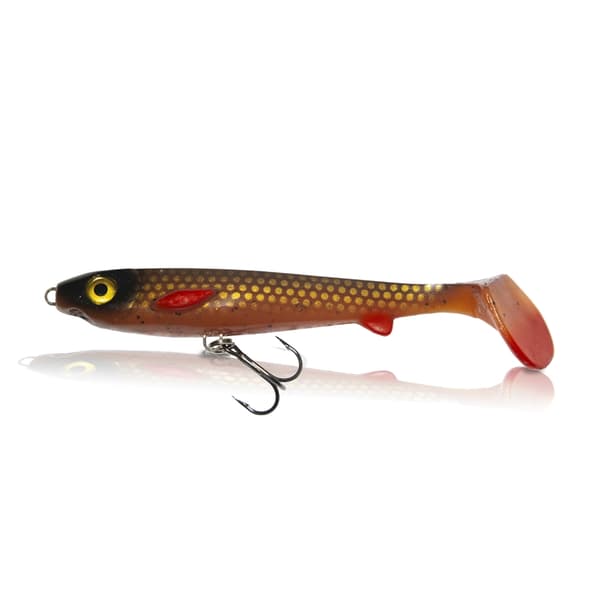 EJ Lures Flatnose Shad Jr Panic Organic With Stinger 15cm, 2-pakning