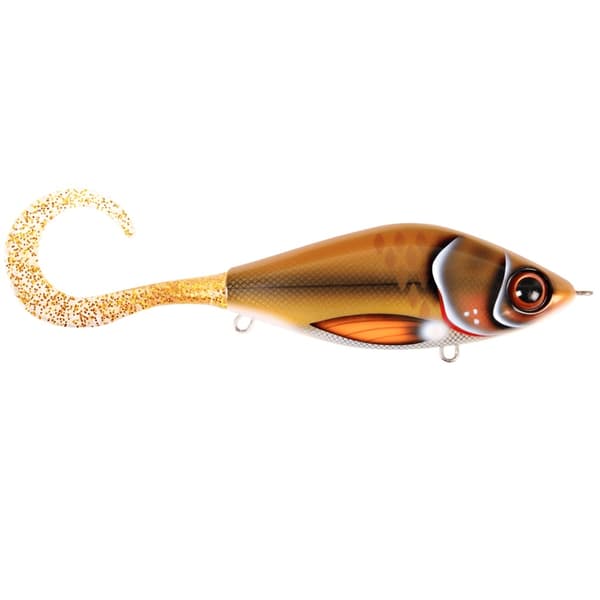 Strike Pro Guppie, 13,5cm, 120g - Bemidji Blonde - Gold Glitter