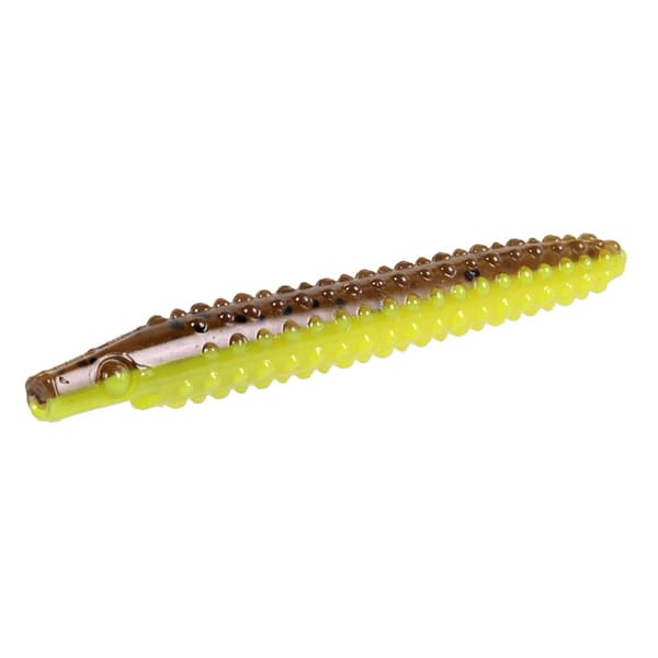Pig Pickle, 8cm, 3,1g - Brown Chartreuse Flake - 4pcs