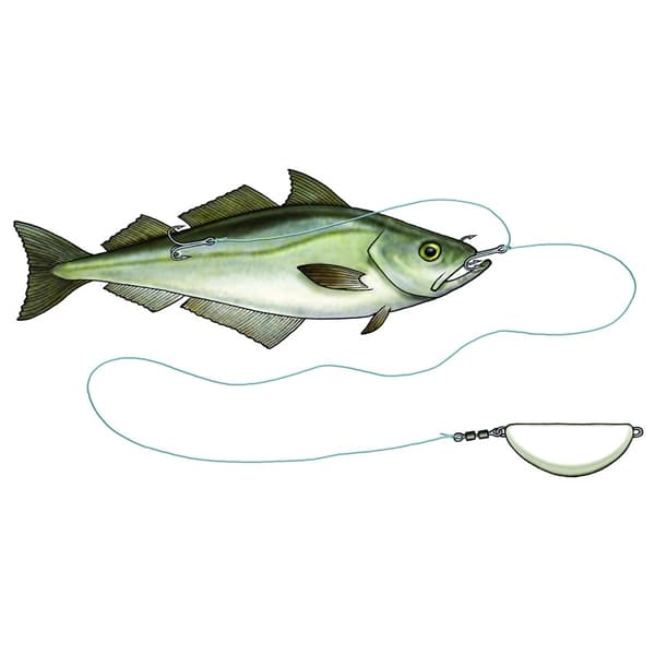 Wesin Halibut Anti Twist Rig 450g Orange Flash