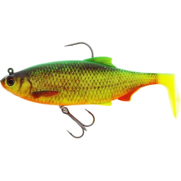 Westin Ricky The Roach Shadtail R 'N R 14cm 57g Sinking Firetiger Rudd 1pcs