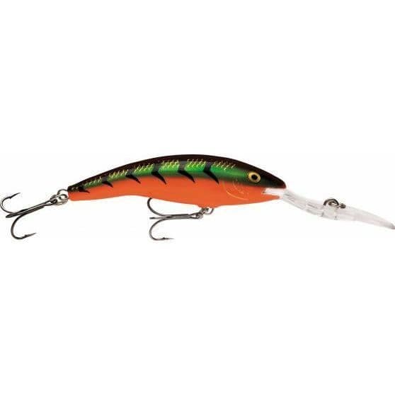 Rapala deep tail dancer flytande bete - orange/grön/svart - 9 cm