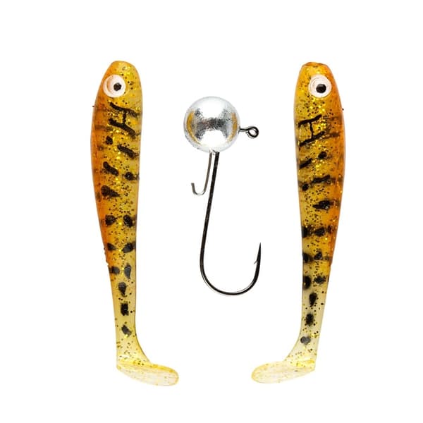 IFISH The Demon Shad 7cm, 2-pack including Jig Head - Motoroil
