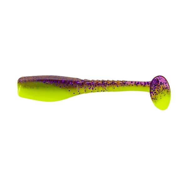 Big Bite Baits SW Crappie Minnr Purple Glitter/Opaque Cht 5cm, 10-pack