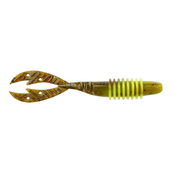 Big Bite Baits Kamikaze Swimon Green Pumpkin/Chartreuse Swirl 9cm, 7-pack