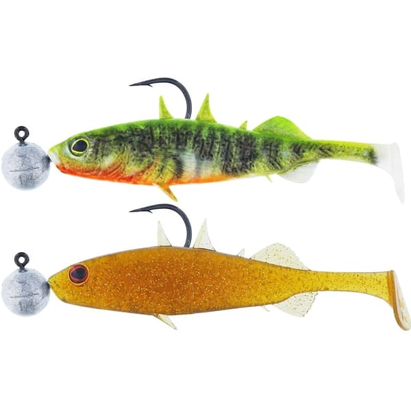 Westin Stanley The Stickleback Shadtail R 'N R 9cm 7g #4/0 Dark Water Mix 11 2pcs