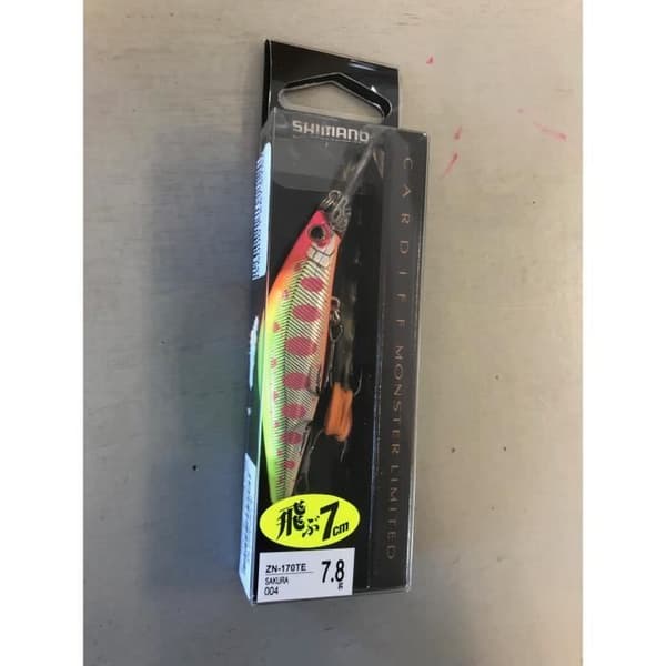 Lure shimano cardiff monster limited 7cm - längd: 7 vikt (g): 7,8 färg: sakura typ av lockbete: flytande