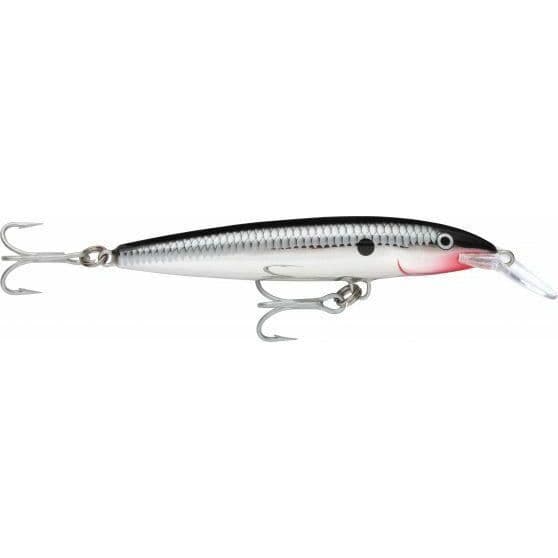 Rapala flytande magnum flytande bete - grå/vit/svart/orange - 11 cm
