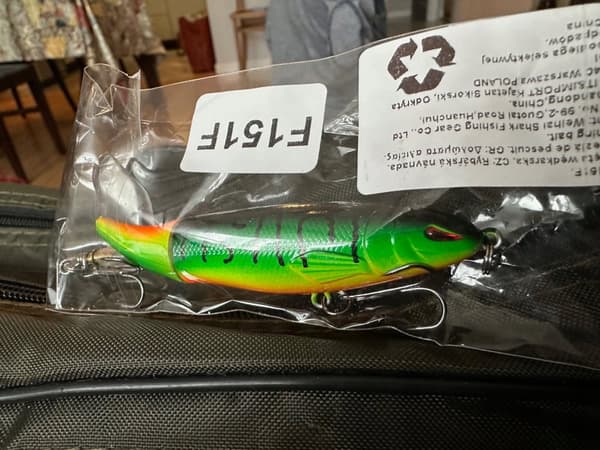 Agn Popper Flopper Wobbler til gedde, malle, gedde, sandart 06 10 cm