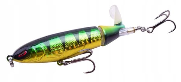 Agn Popper Flopper Wobbler til gedde, malle, gedde, sandart 06 10 cm
