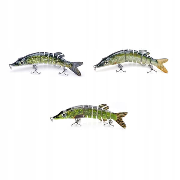 SET MED 3 GÄDDARWOBBLARE, KOMBO-BOX 12,5 cm 18,8 g