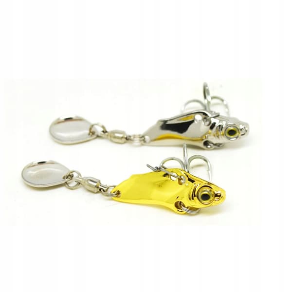 Wobbler Spinner Bait ABORRER GEDDE Metal 3g 3cm