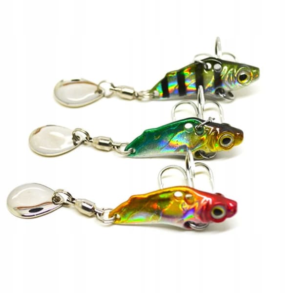 Wobbler Spinner Bait ABORRER GEDDE Metal 3g 3cm
