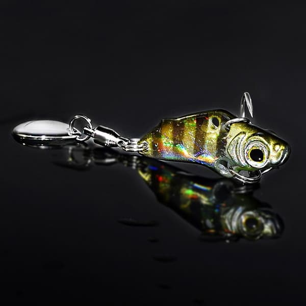 Wobbler Spinner Bait ABORRER GEDDE Metal 3g 3cm