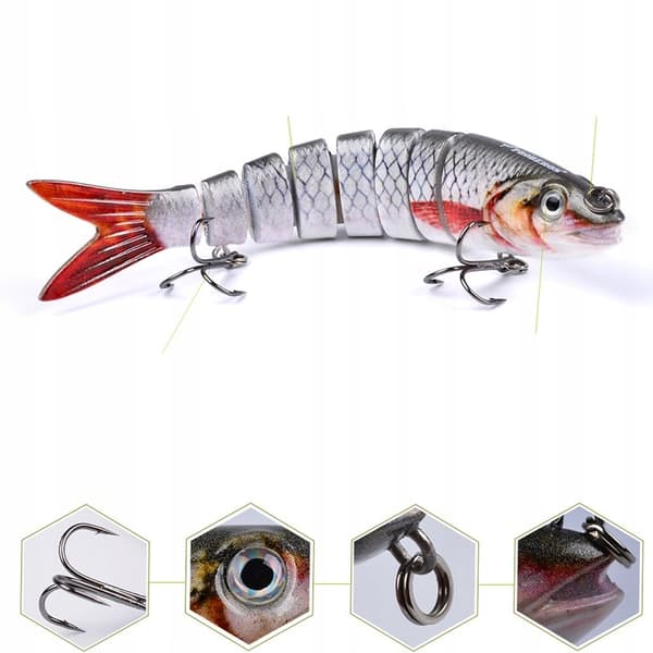 Vaappu PIKE ZANDER Jointed F145 SININEN