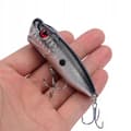Miniatyrbillede 2 af 6: POPPER FLOPPER Wobbler ABORRER GEDDE F141 SØLV