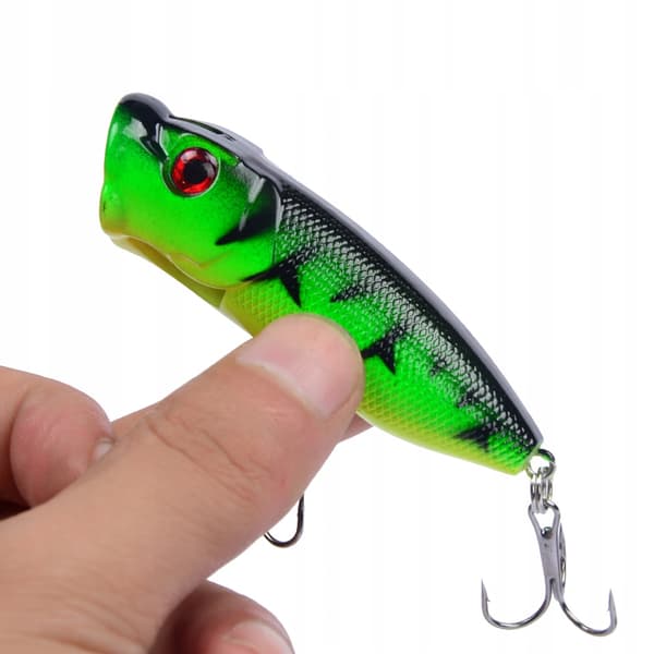 POPPER FLOPPER Wobbler AHVEN HAUKI F141 VIHREÄ