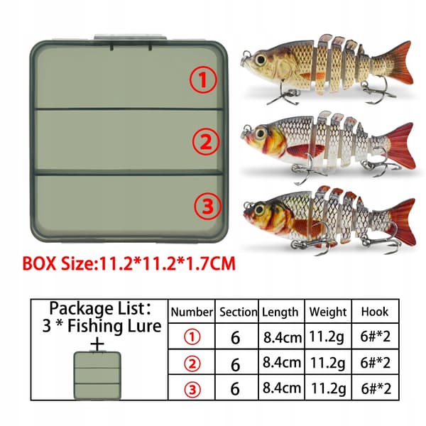 SET MED 3 GÄDDAR- OCH GÖSWOBBLERSBETEN, ASK, VINKLAD, 8,4 cm 11,2 g