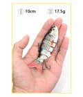 Miniatyrbild 9 av 11: SET MED 3 GÄDDAR- OCH GÖSWOBBLERSBETEN, ASK, VINKLAD, 8,4 cm 11,2 g