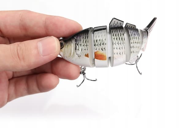 SET MED 3 GÄDDAR- OCH GÖSWOBBLERSBETEN, ASK, VINKLAD, 8,4 cm 11,2 g