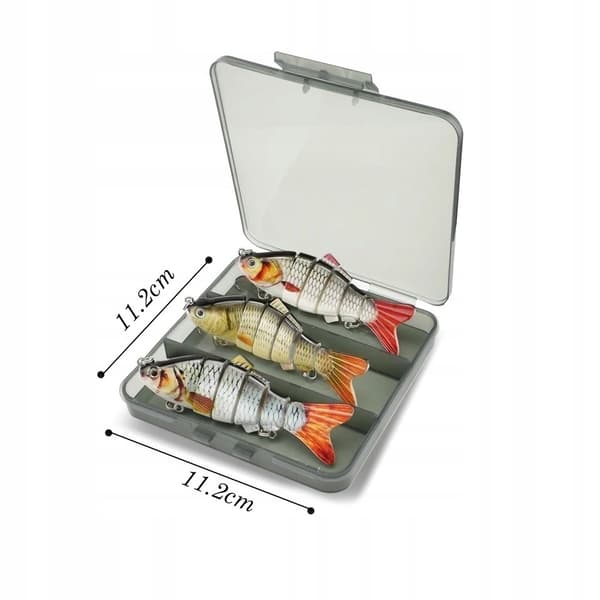 SET MED 3 GÄDDAR- OCH GÖSWOBBLERSBETEN, ASK, VINKLAD, 8,4 cm 11,2 g