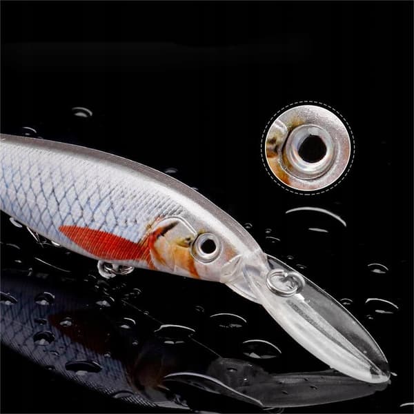 WOBBLER FISKEAGON GEDDE SANDER MALLEBIT SPINNE 9,5 CM 12G