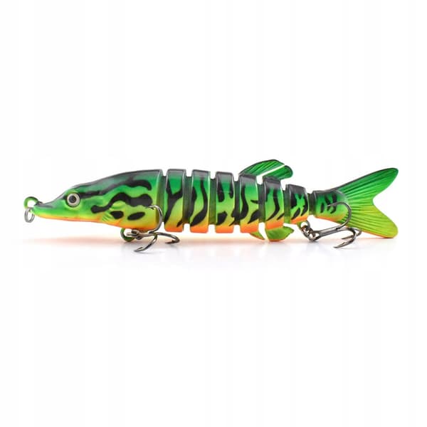 Wobbler FISKEBETE GÄDDA GÖS MAL Trasig 8-segment 9cm 7g