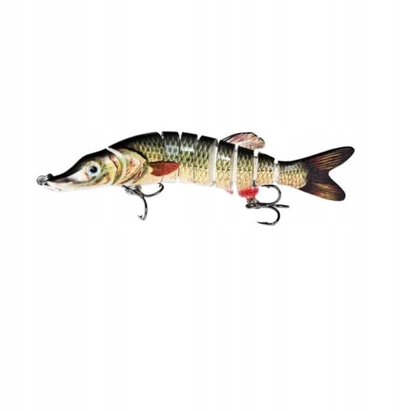 Vaappu KALASTUSSYÖTTI HAUKKI KUHA MONNIT Katkennut 8-osainen 9cm 7g