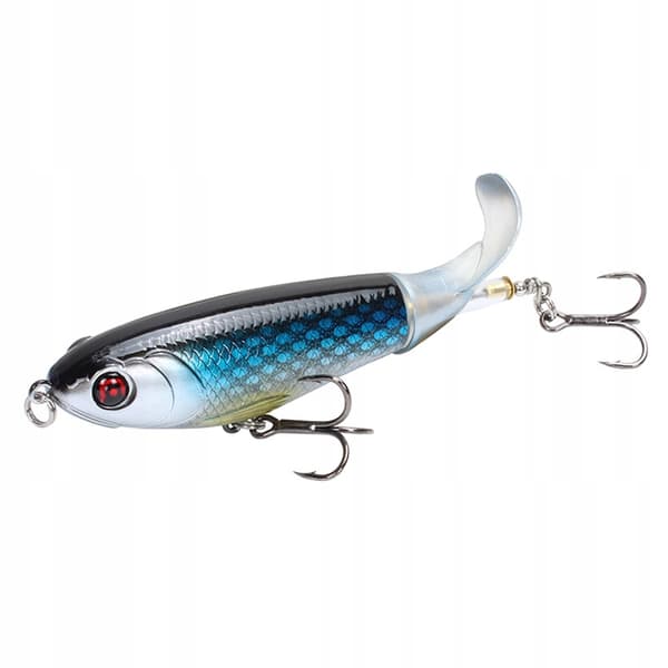 Vaappu KALASTUSSYÖTTI HAUKI MONNI Popper Flopper Whopper XL 10cm 17g