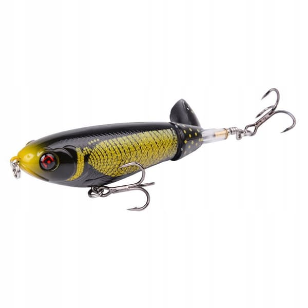 Vaappu KALASTUSSYÖTTI HAUKI MONNI Popper Flopper Whopper XL 10cm 17g