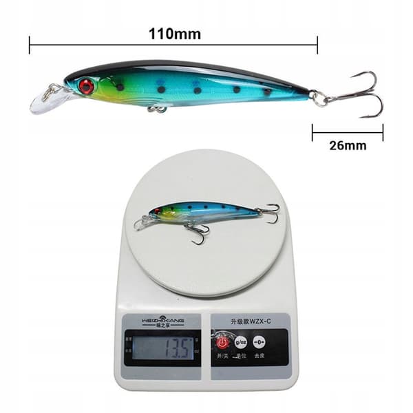 Vaappu ZANDER KUHA MONNI Effective 13.5g F142 SININEN
