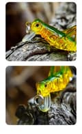 Miniatyrbillede 5 af 11: Wobbler GRÆSKEHOPPER GRÆSKEHOPPER CIKADE FISKEAGOD GEDDE Zander 4cm
