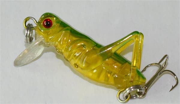 Wobbler GRÆSKEHOPPER GRÆSKEHOPPER CIKADE FISKEAGOD GEDDE Zander 4cm