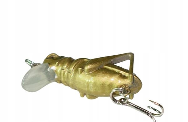 Wobbler GRÆSKEHOPPER GRÆSKEHOPPER CIKADE FISKEAGOD GEDDE Zander 4cm