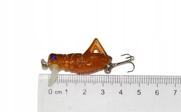 Wobbler GRÆSKEHOPPER GRÆSKEHOPPER CIKADE FISKEAGOD GEDDE Zander 4cm
