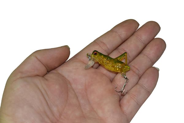 Wobbler GRÆSKEHOPPER GRÆSKEHOPPER CIKADE FISKEAGOD GEDDE Zander 4cm