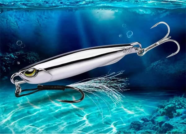 Vaappu KALASTUSSYÖTTI HAUKI KUHA MONNIKALA 20g 6.6cm HOPEAPEILIKUVIO