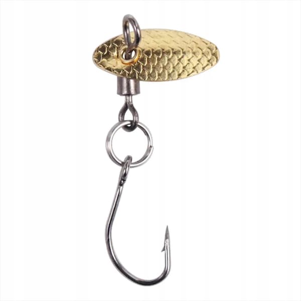 Mini SPOON GRAIN -siima Taimen AHVEN Kuha HAUKI Särki 0,4 g 1,3 cm