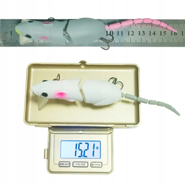 Vaappu KALASTUSSÖÖTTI HAUKI KUHA MONNI 15.5g 8.5cm Hiiri ROTTA