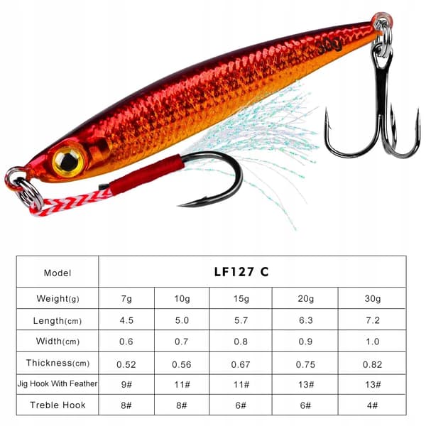 Vaappu KALASTUSSYÖTTI PROBEROS HAUKI KUHA AHVEN 20g 6.3cm EL163C