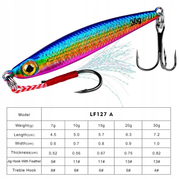 Vaappu KALASTUSSYÖTTI PROBEROS HAUKI KUHA AHVEN 20g 6.3cm EL163A