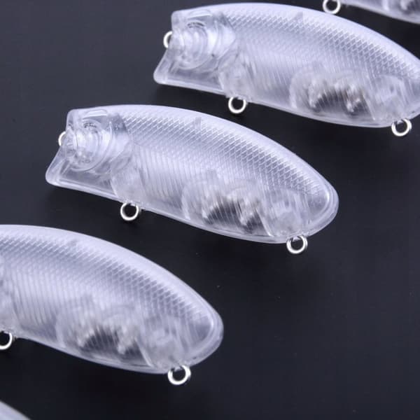 KROPP Wobbler GÄS GÖS Gör-det-själv för MÅLNING 10 st 6 cm 9,3 g