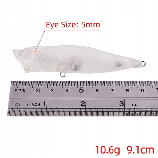 BODY Wobbler HAUKKI KUHA AHVEN Tee-se-itse MAALAUSKALKUSTUS 9cm 10.5g 10x