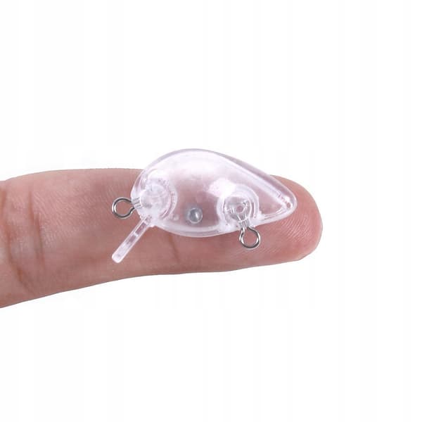 KROP Wobbler GEDART OG SANDER Gør-det-selv til MALING 3 cm 1,2 g 10 stk.