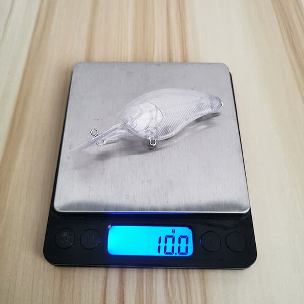 BODY Wobbler PIKE ZANDER PERC Gør-det-selv til MALING 9cm 10g 10stk