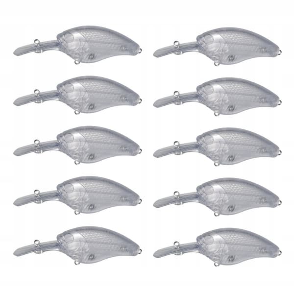 BODY Wobbler PIKE ZANDER PERC Gør-det-selv til MALING 9cm 10g 10stk