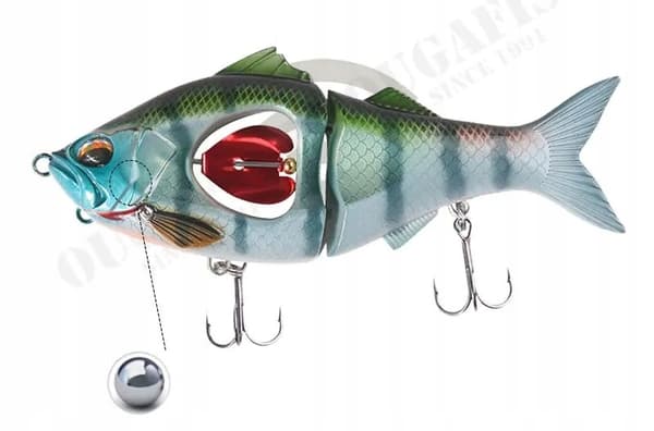 BETE WOBBLER XXL för GÄDDA, MAL, GÖS Roterande PENDEL 13,5 cm 35g