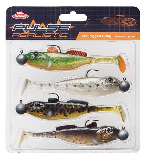 Berkley Pulse Naturtrogen Goby Fishing Lure Prerigged - Fiskebete