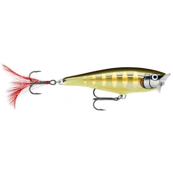 Bait - Rapala - Skitter Pop - 7 cm - Gul - Hake VMC Black Nickel
